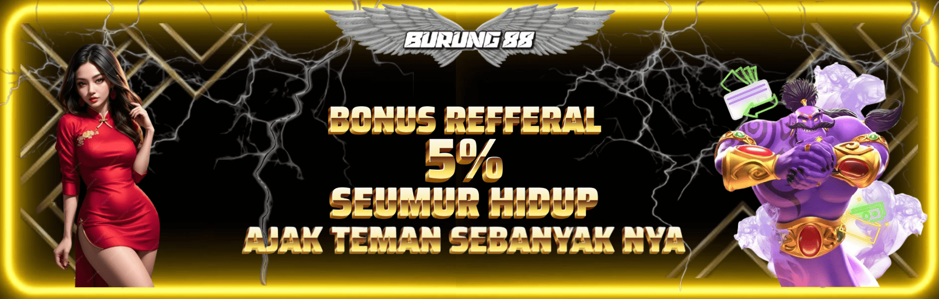 BONUS REFFERAL 5%