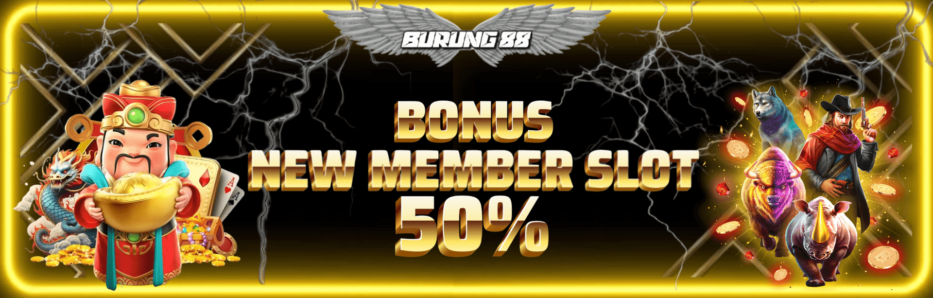 BONUS NEW MEMBER 50%