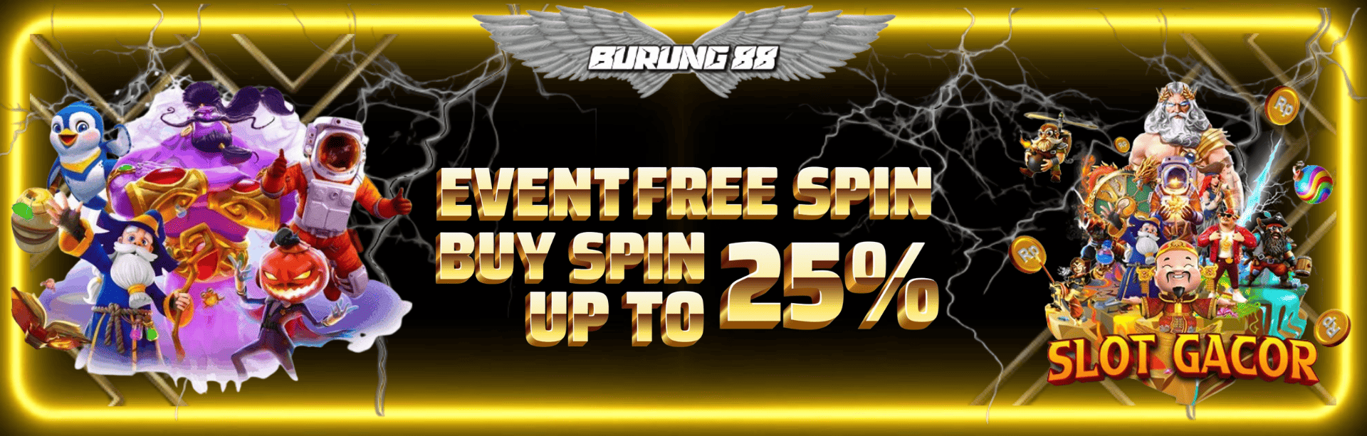 EVENT FREESPIN & BUYSPIN 25%
