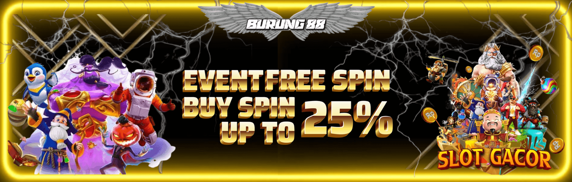 EVENT FREESPIN & BUYSPIN 25%